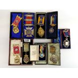 A group of unusual silver and silver gilt R.A.O.B medals.