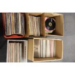 A large quantity of LP records and 78s.