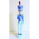 Lladro Boy Soldier 'Bugle Cadet' Figurine 32cm Tall. Rare Lladro figurine designed and sculpted by
