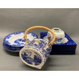 A group of Chinese and other porcelain items.