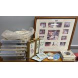 A quantity of Beatrix Potter collector's plates and other items.