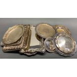 A quantity of silver plate.