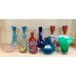 A group of good glassware, comprising eleven pieces, tallest H. 21.5cm.