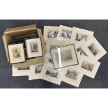 An extensive collection of framed and unframed engravings of Essex.