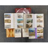 A group of good postcard albums.