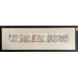 A framed pencil signed Ltd edition 102/350 print by Enid Groves titled 'Bacon bits III', frame