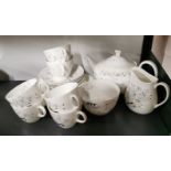 A Wedgwood bone china tea set.