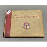 A First World War commemorative album of photographs, celebrating the involvement of Ruston &