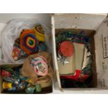 A quantity of vintage christmas decorations (some previously electrical items, not suitable for