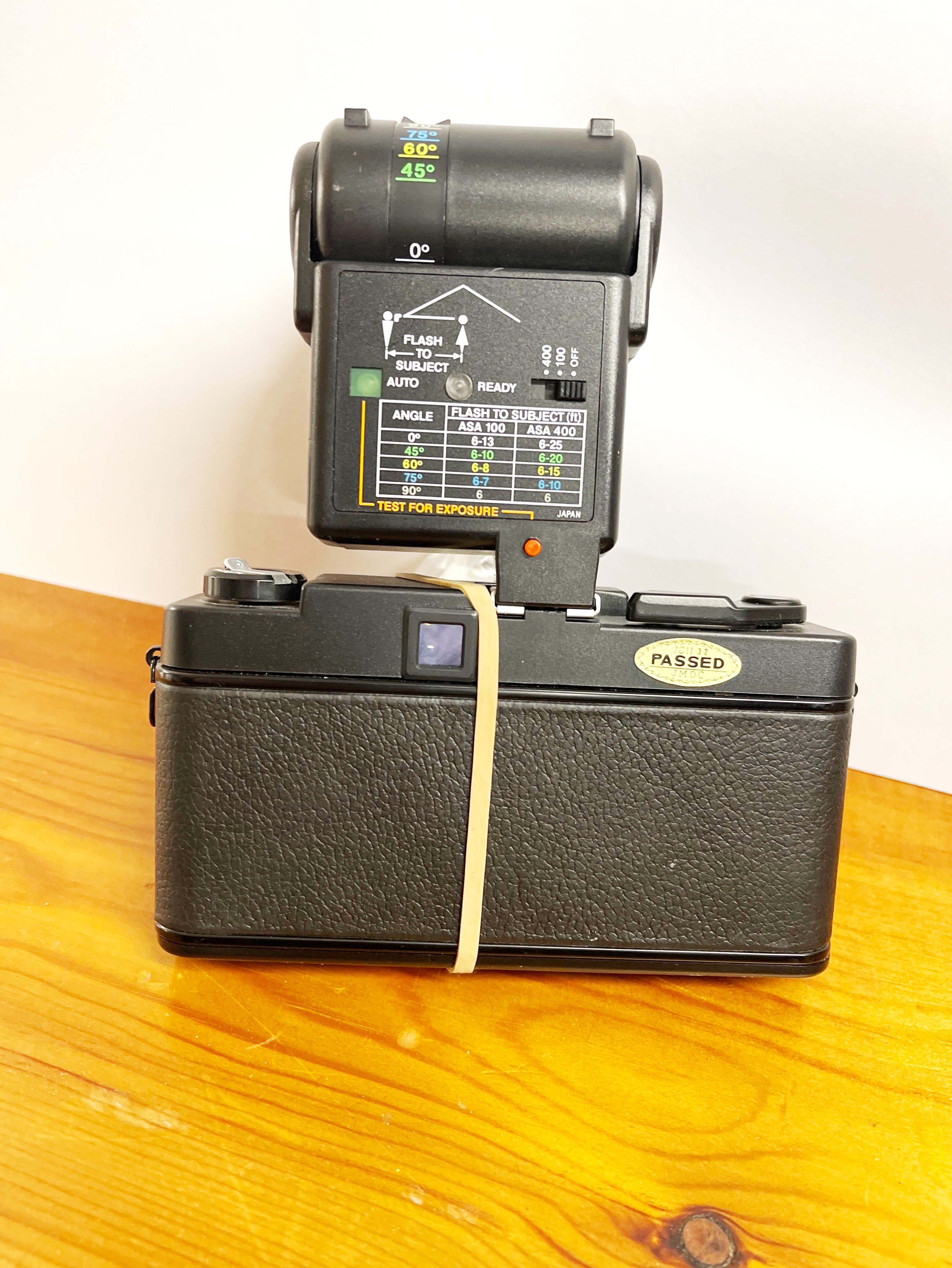 A rare Nimslo quadra lens 30mm camera and flash. - Image 2 of 2