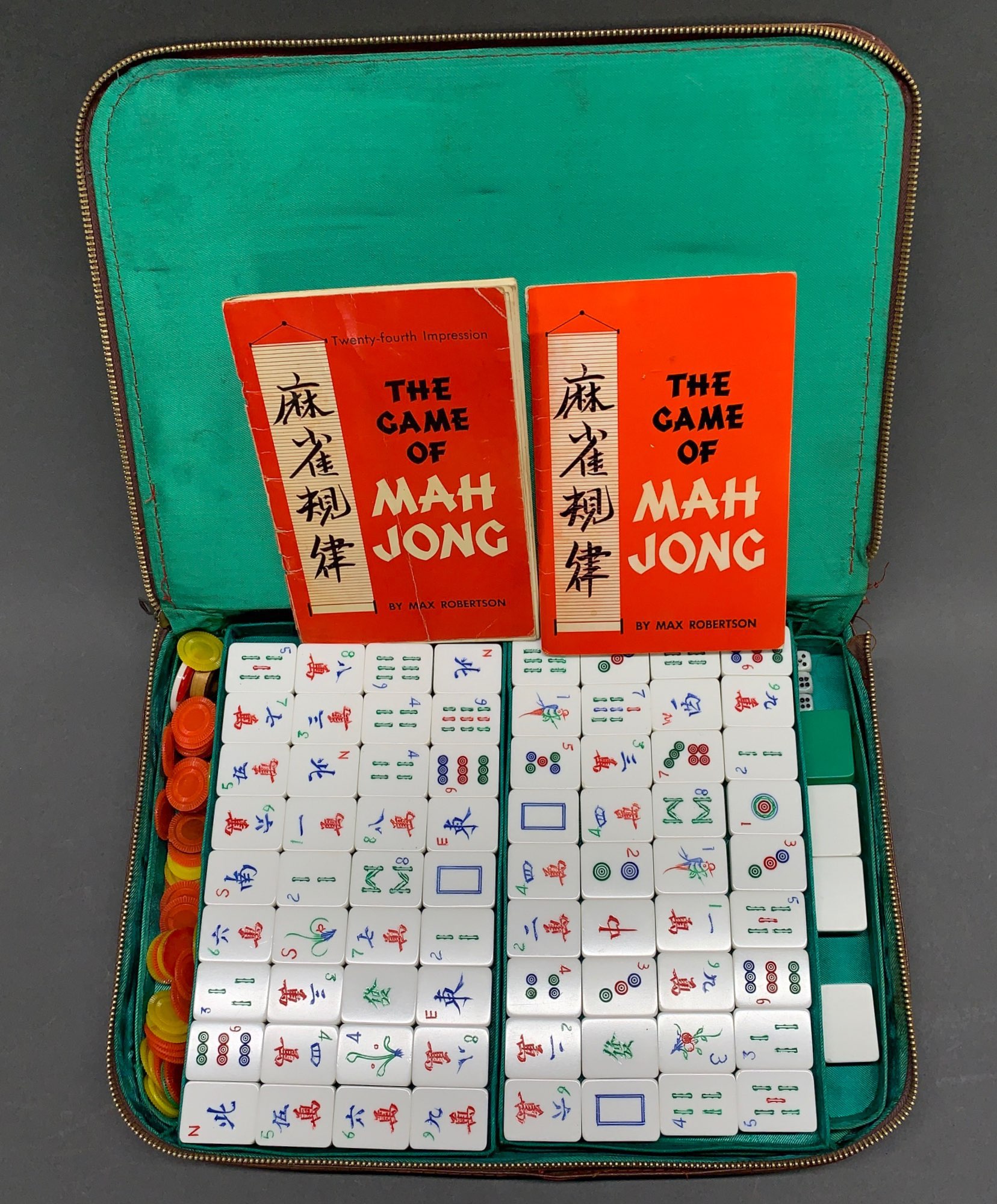 A Vintage Mah-jong set.