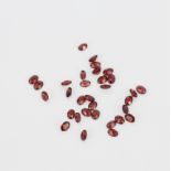 A quantity of unmounted natural garnets, approx. 30.73ct total.