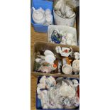 A large quantity of miniature porcelain and other items.