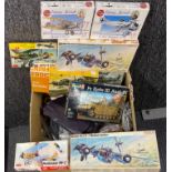 A quantity of AirFix and other model kits.