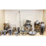 A quantity of good silver plated items.