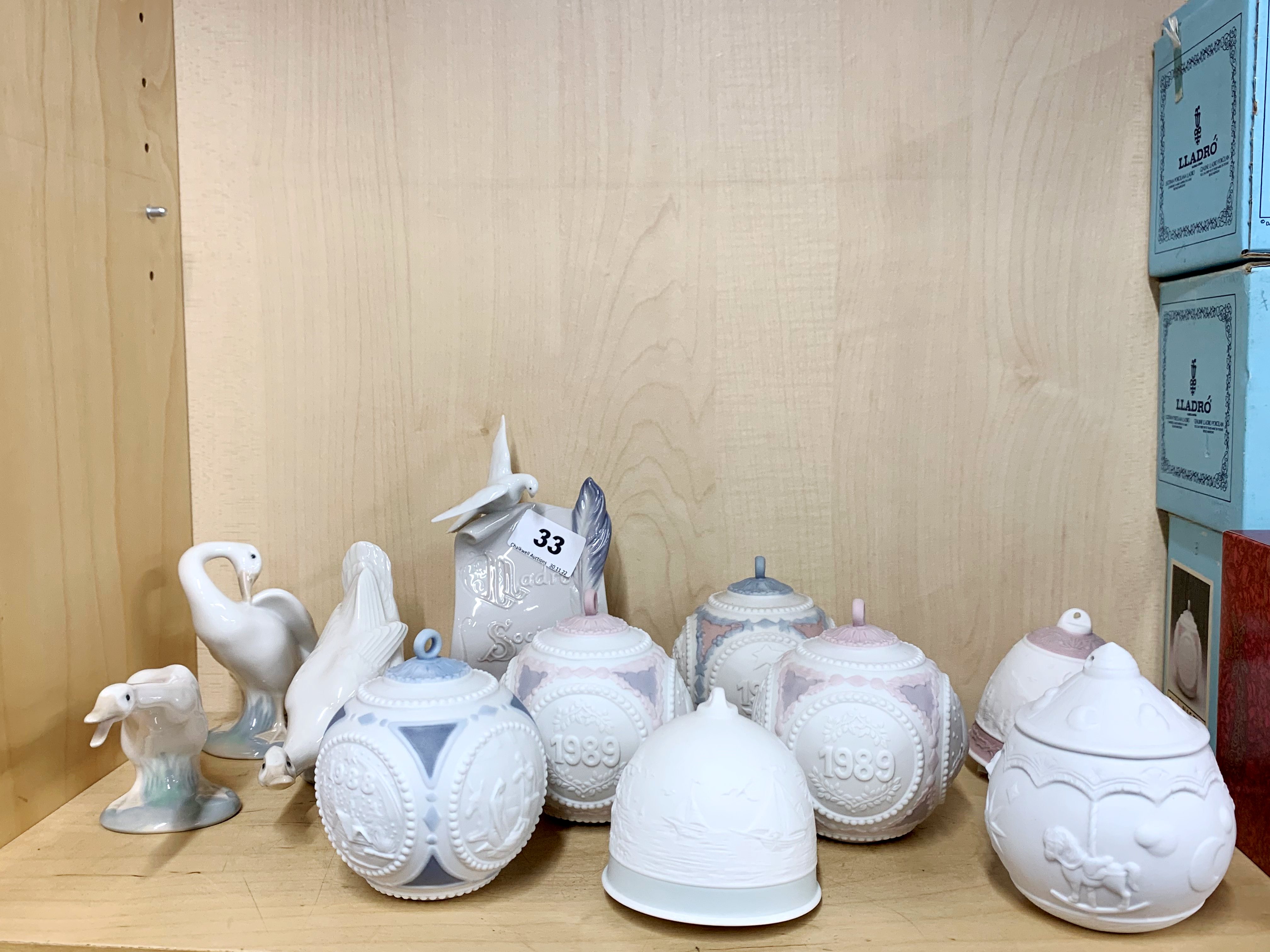 A group of Lladro porcelain Christmas decorations and other items. - Image 2 of 2