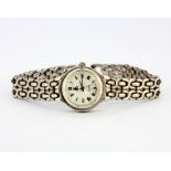 A 925 silver Quartz lady's wrist watch.