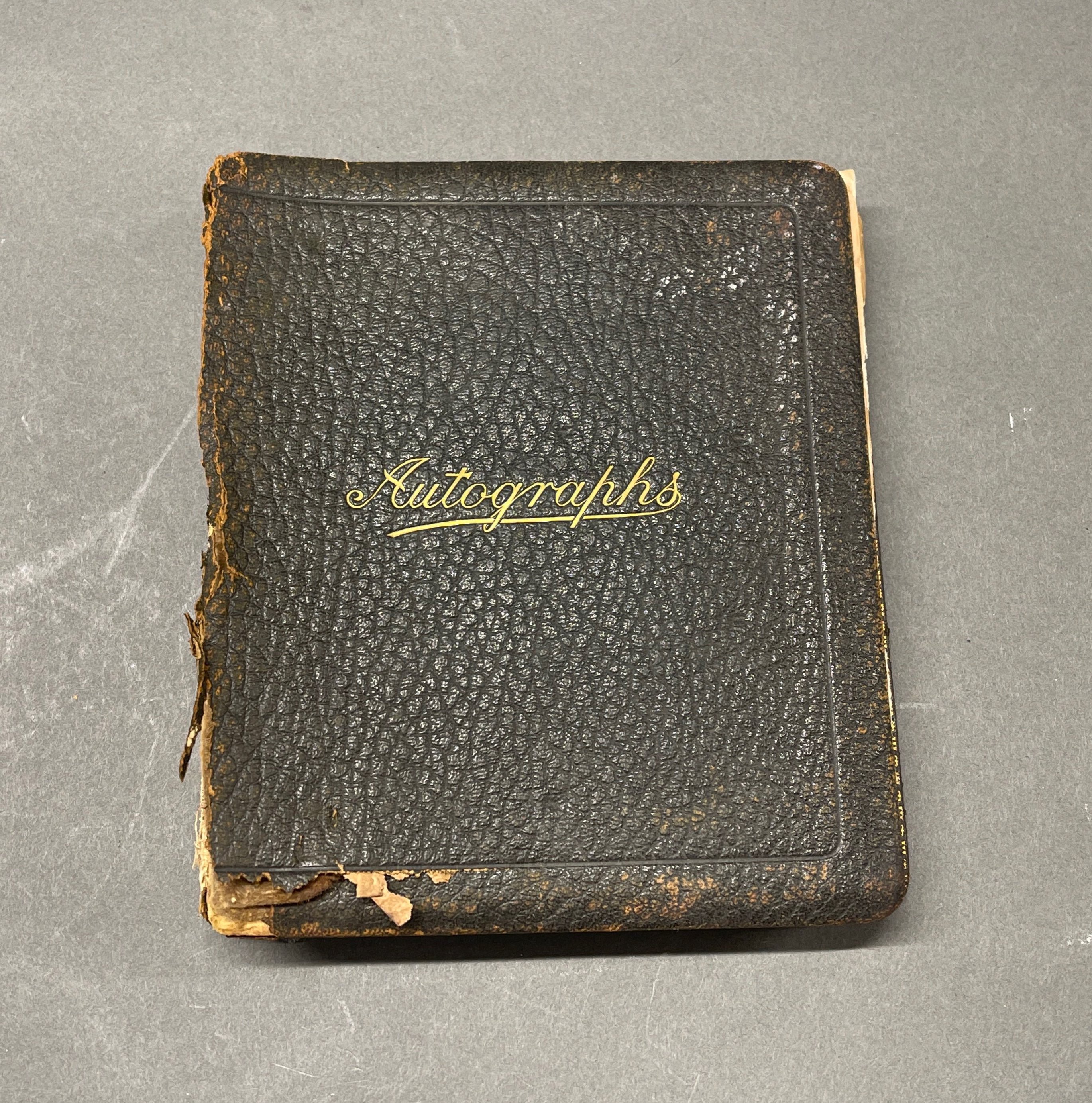 An extensively illustrated early 20th century autograph book.