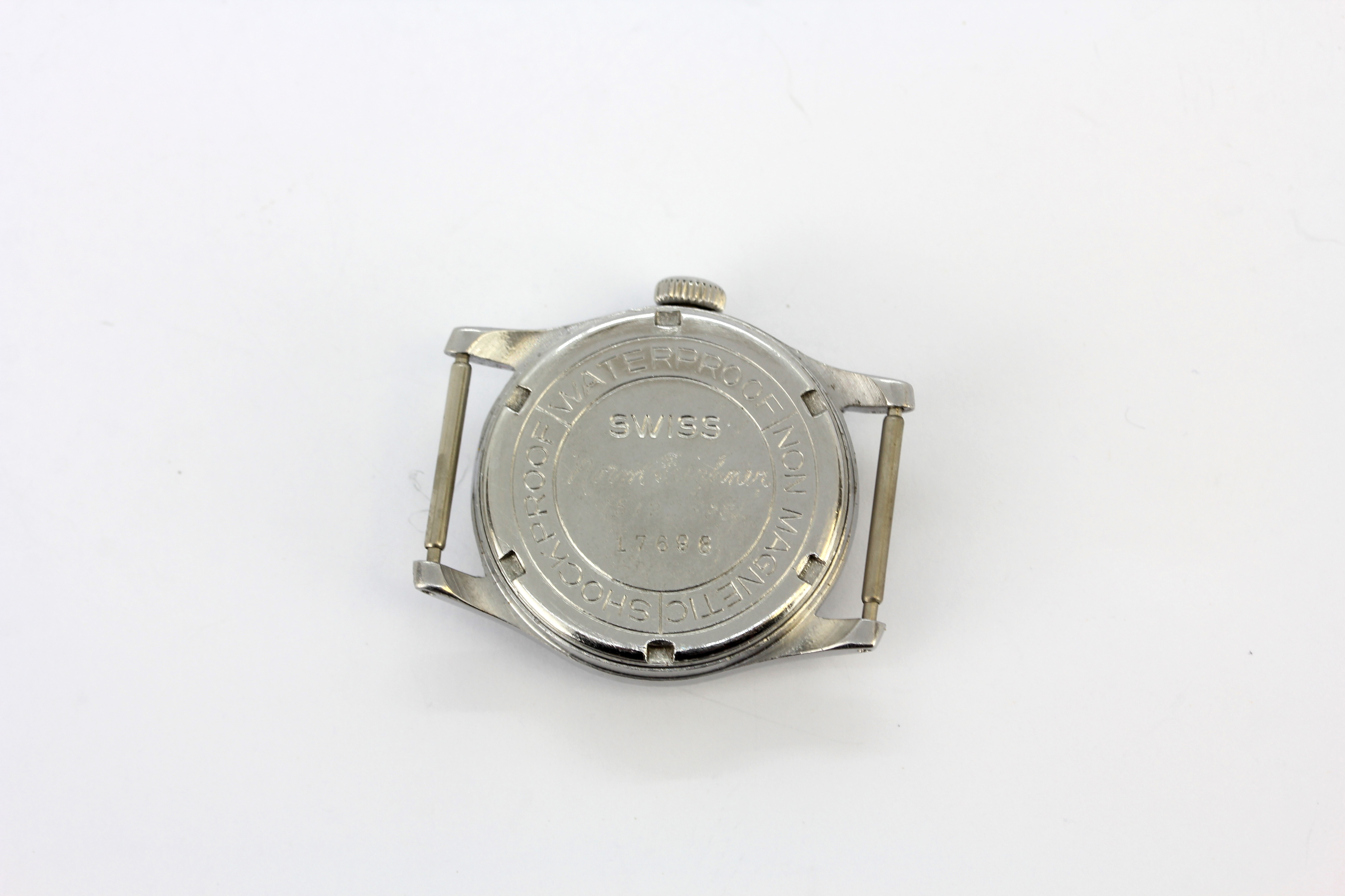 A military issue Swiss Lemania wrist watch. - Image 2 of 2