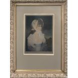 A large framed coloured engraving with gallery impress mark, pencil signed Will Henderson,