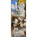 A large quantity of miniature porcelain and other items.