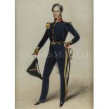 ALBIN ROBERT BURT (BRITISH, 1784-1842) - Portrait of an officer of the Royal Navy