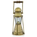 A RARE MARINE CANDLE LAMP BY BULPITT, CIRCA 1880