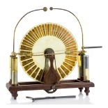 A 19TH CENTURY WIMSHURST-PATTERN ELECTRICAL MACHINE