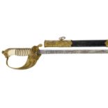 AN 1827-PATTERN DRESS SWORD FOR THE ITALIAN ROYAL NAVY
