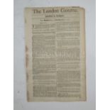 THE LONDON GAZETTE: THE ACTION OF 2ND MAY 1707