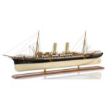 A FINE 1:72 SCALE BUILDER'S-STYLE MODEL FOR UNION LiNE STEAMER SCOT, 1891