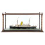 AN ATTRACTIVE CONTEMPORARY WATERLINE MODEL OF THE LONDON SOUTH WESTERN RAILWAY CO. STEAMER S.S.