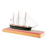 A WELL-DETAILED 1:96 SCALE STATIC DISPLAY MODEL OF THE BARQUE BEREAN OF LONDON