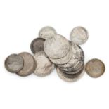 A QUANTITY OF SILVER SPECIE RECOVERED FROM THE ASSOCIATION, WRECKED OFF THE ISLES OF SCILLY, 1707