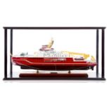 A WELL-PRESENTED 1:48 SCALE BUILDER’S-STYLE MODEL OF THE R.S.S. SIR DAVID ATTENBOROUGH, BUILT BY