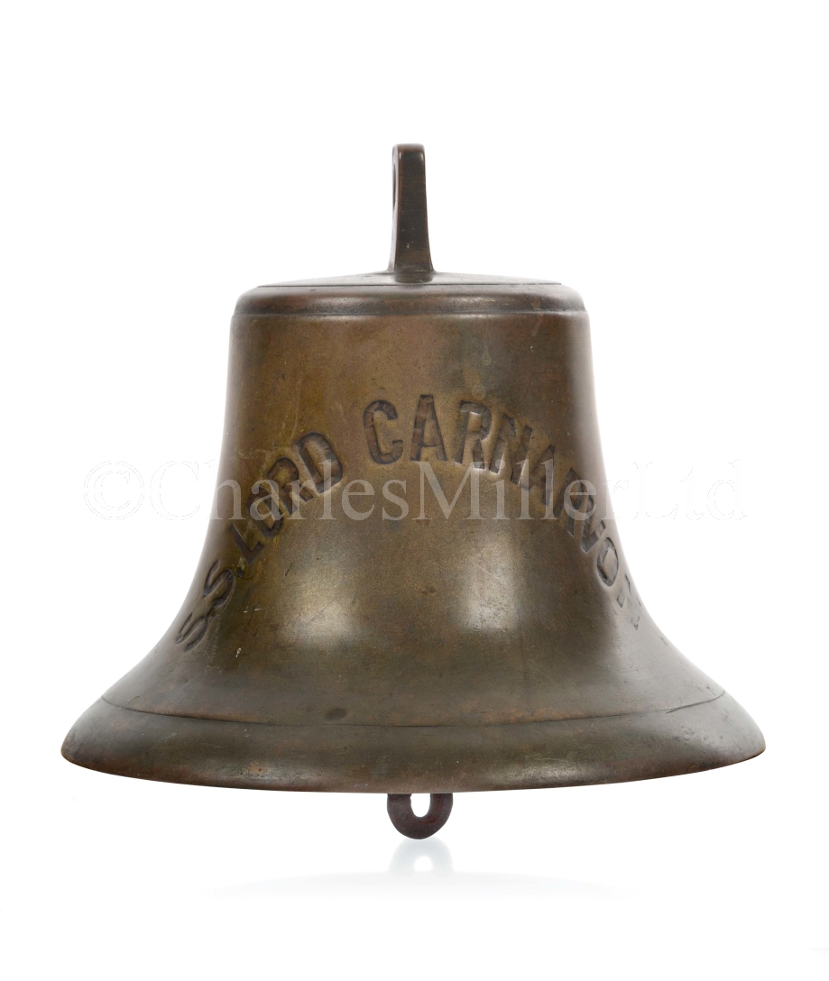 THE SHIP'S BELL FROM THE TRAWLER LORD CARNARVON