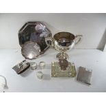 A COLLECTION OF NAVAL PRESENTATION SILVER AND PLATE