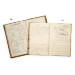 A MANUSCRIPT NAVIGATIONAL WORKBOOK, CIRCA 1811