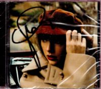 Taylor Swift signed Red CD sleeve Disc included. Taylor Alison Swift (born December 13, 1989) is