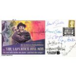 The Lavender Hill Mob Commemorative FDC 2002. Signed by 10 TV stars inc David Kossoff, Donald