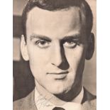 John Thaw signed 9x7 vintage black and white photo. John Edward Thaw, CBE (3 January 1942 - 21