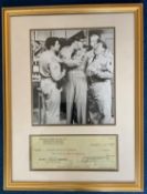 Phil Silvers 17x13 overall framed and mounted Sgt Bilko signature piece includes a signed Gladasy