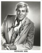 Actor Howard Keel signed 10x8 black and white photo. Harold Clifford Keel, known professionally as