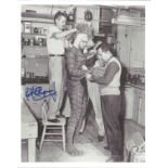 Actor Ben Chapman signed 10x8 black and white photo from the set of the 1954 horror film Creature