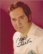 Singer Neil Sedaka signed 10x8 colour photo. Neil Sedaka is an American pop singer, pianist,