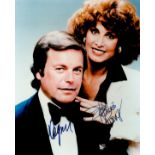 Robert Wagner and Stephanie Powers signed Hart to Hart 10x8 colour photo. Good condition. All