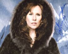 Doctor Who 8x10 photo signed by actress and comedian Catherine Tate, a scarce signature. Good