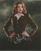 Actress Hayley Atwell signed colour photo from the 2011 film Captain America: The First Avenger.