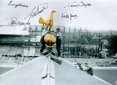 Tottenham Hotspur Legends multi signed colourised 16x12 photo signatures included are Terry