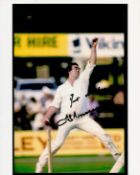 Fred Trueman signed 10x8 colour photo. Frederick Sewards Trueman, OBE (6 February 1931 - 1 July